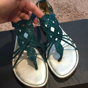 Seychelles Teal Sandals